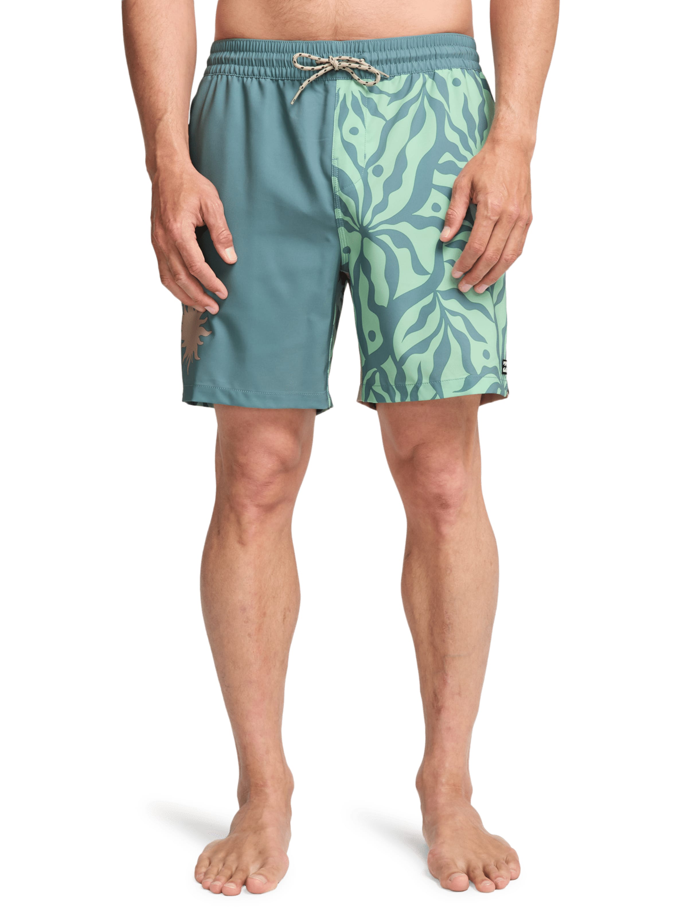 BILLABONG Badeshorts 'Reflection Layback' in Grün: Vorderseite