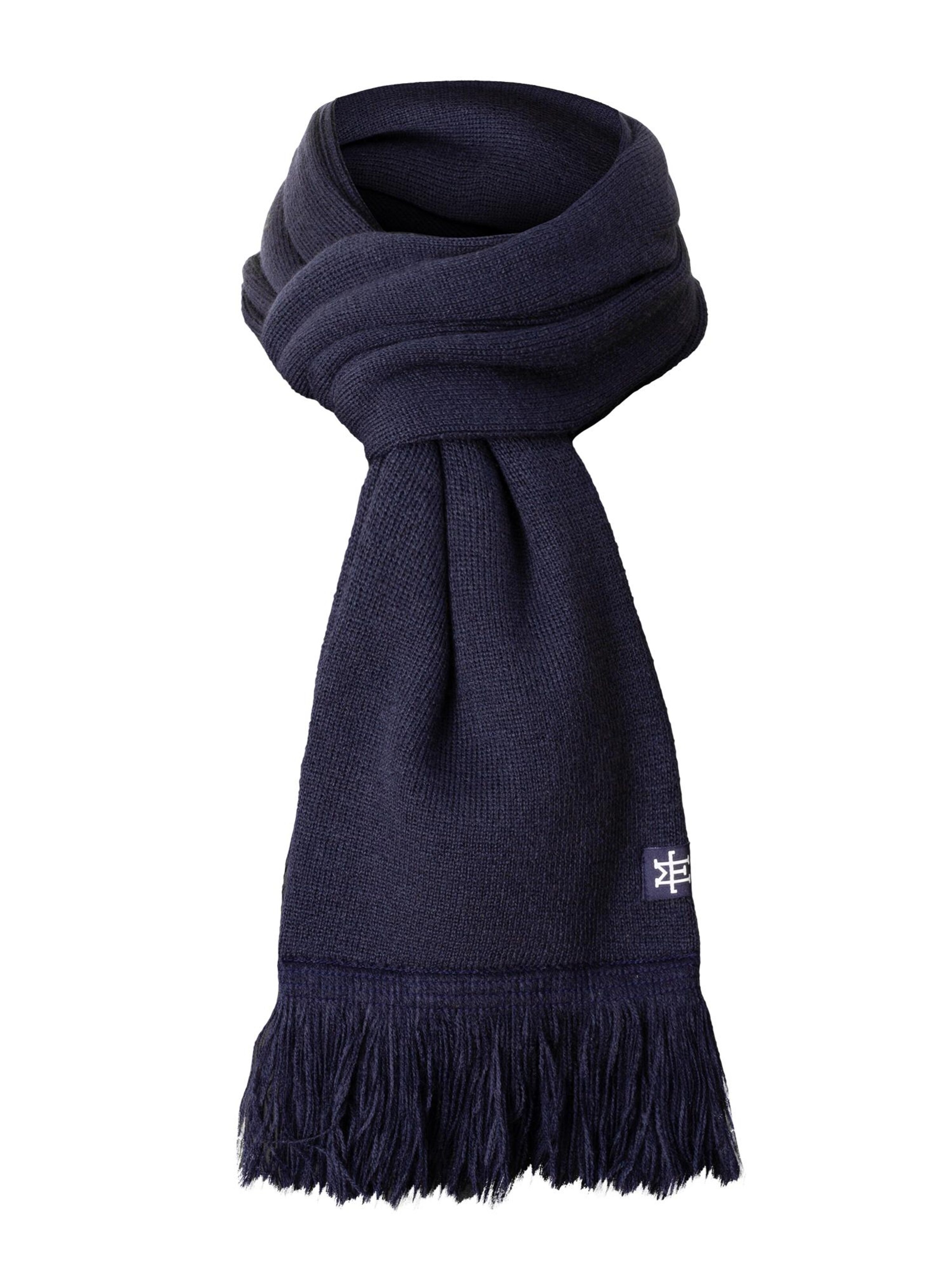 Manufaktur13 Scarf 'Fringe' in Blue: front