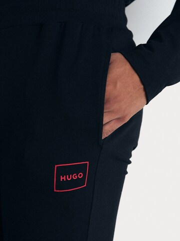 HUGO - regular Pantalón de pijama 'Laze' en negro