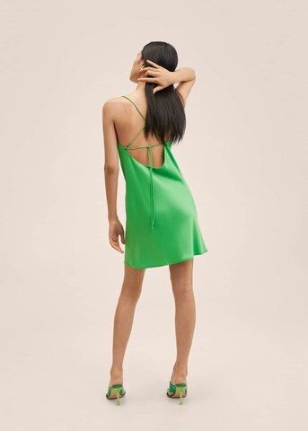 MANGO Kokteilové šaty 'Lupe' - Zelená