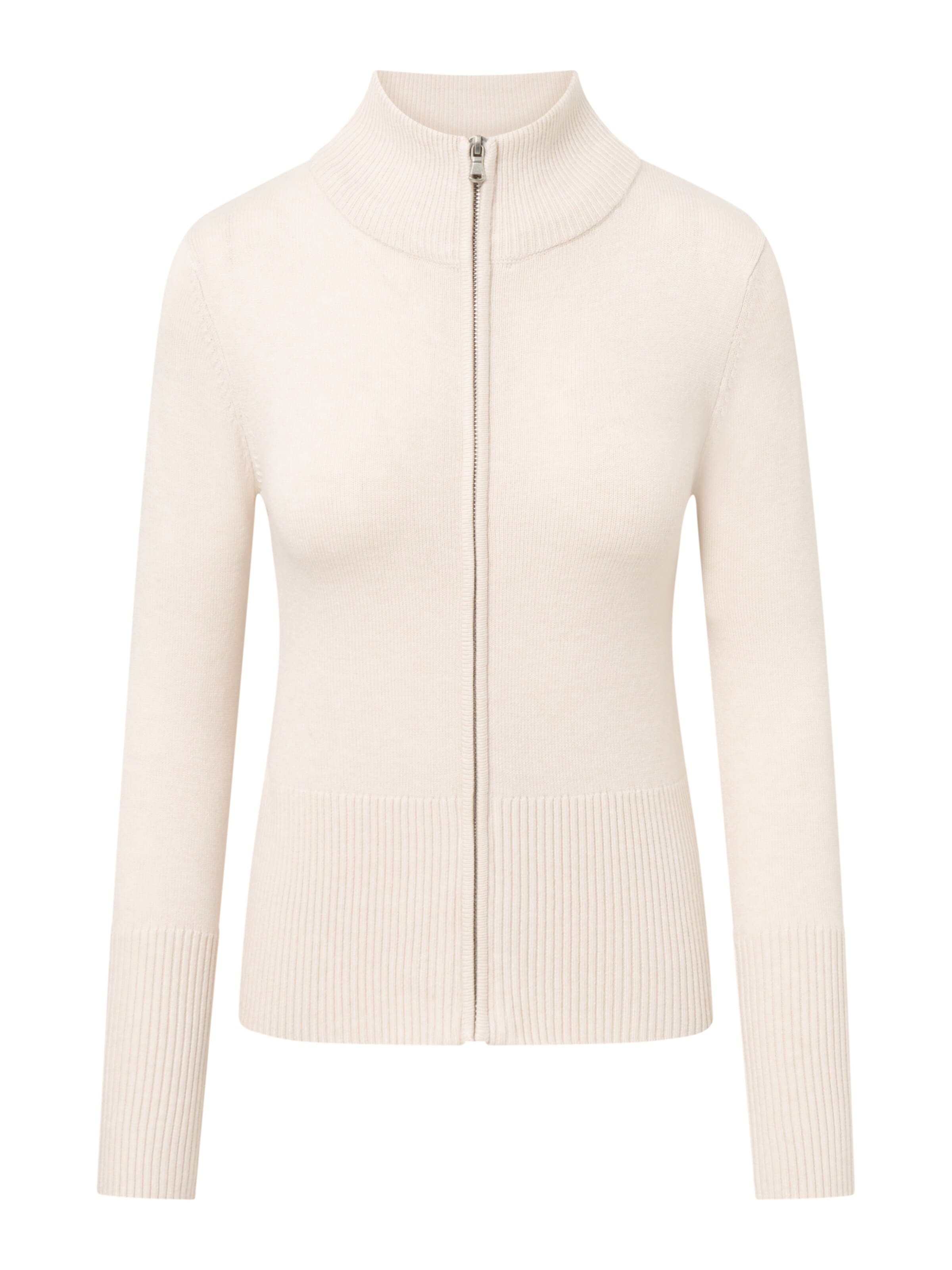 Antargo Strickjacke 'Iris'‌‌‌‌‌‌‌‌‌‌ in Beige: Vorderseite
