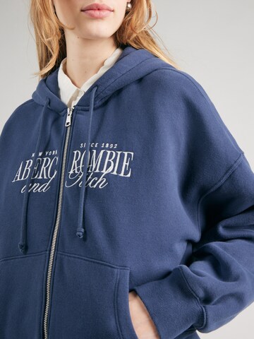 Abercrombie & Fitch Sweat jacket in Blue