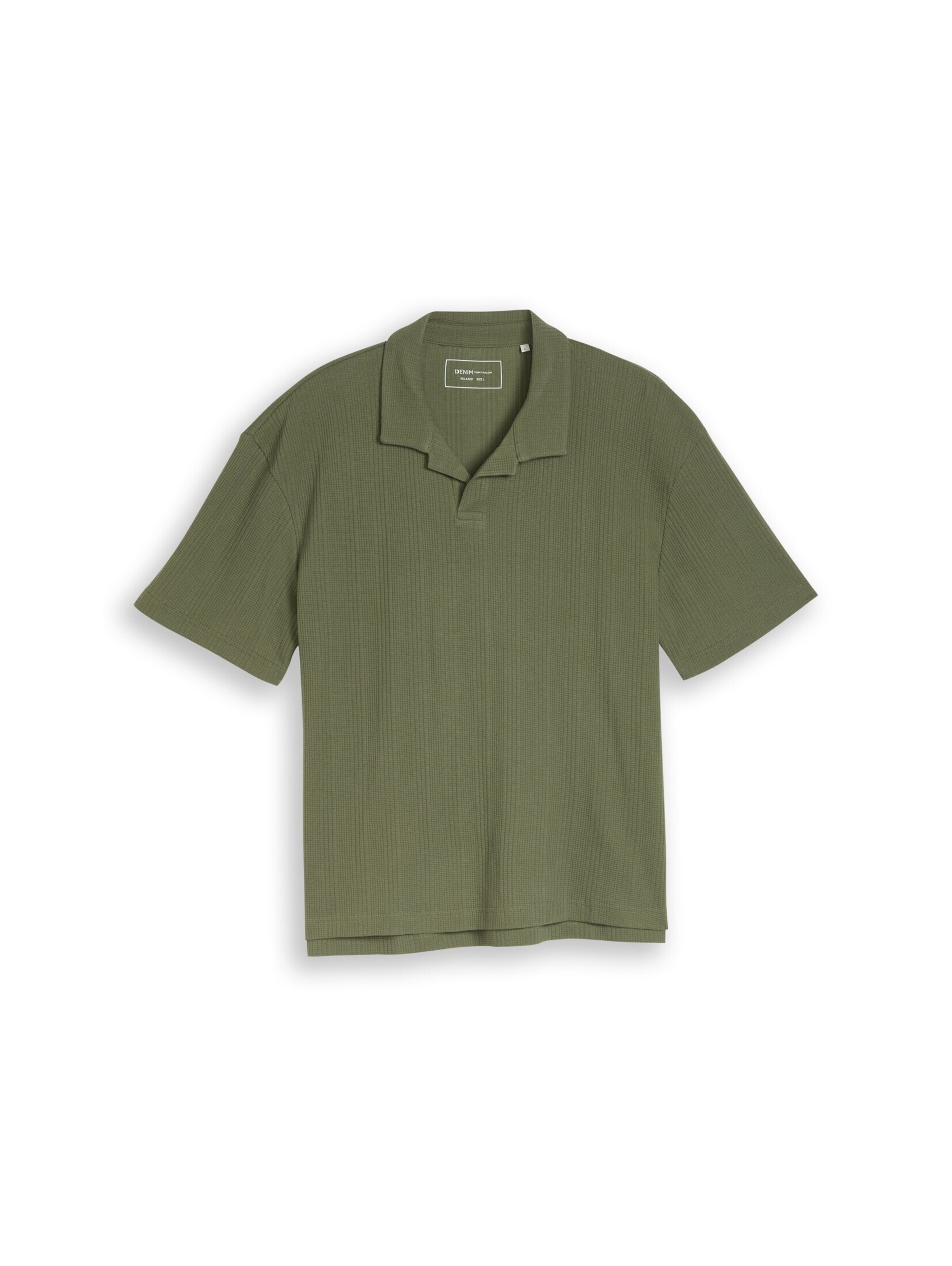 TOM TAILOR DENIM Poloshirt in XXL in jade, Produktansicht