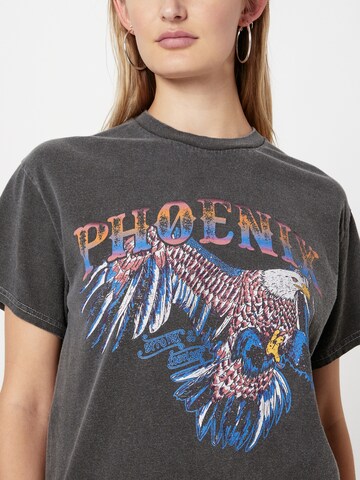 Warehouse Тениска 'Phoenix' в сиво