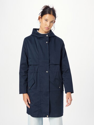 Oasis Between-seasons parka in Blue: front