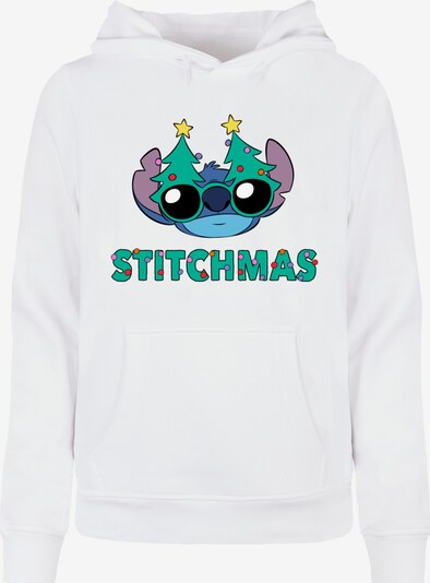 ABSOLUTE CULT Sweatshirt 'Lilo And Stitch - Stitchmas Glasses' in Blue / Green / Purple / White, Item view