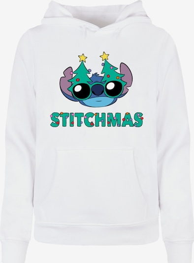 ABSOLUTE CULT Sweatshirt 'Lilo And Stitch - Stitchmas Glasses' in blau / grün / lila / weiß, Produktansicht