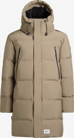 khujo Pitkä talvitakki 'Morse3' värissä khaki, Tuotenäkymä