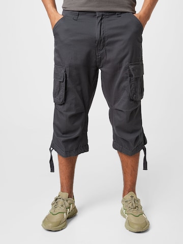 Brandit Regular Cargo Pants 'Legend' in Grey: front