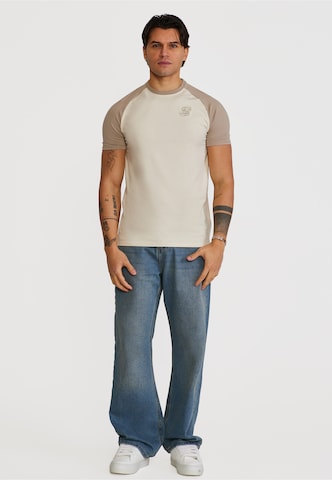 SikSilk - Camiseta en beige
