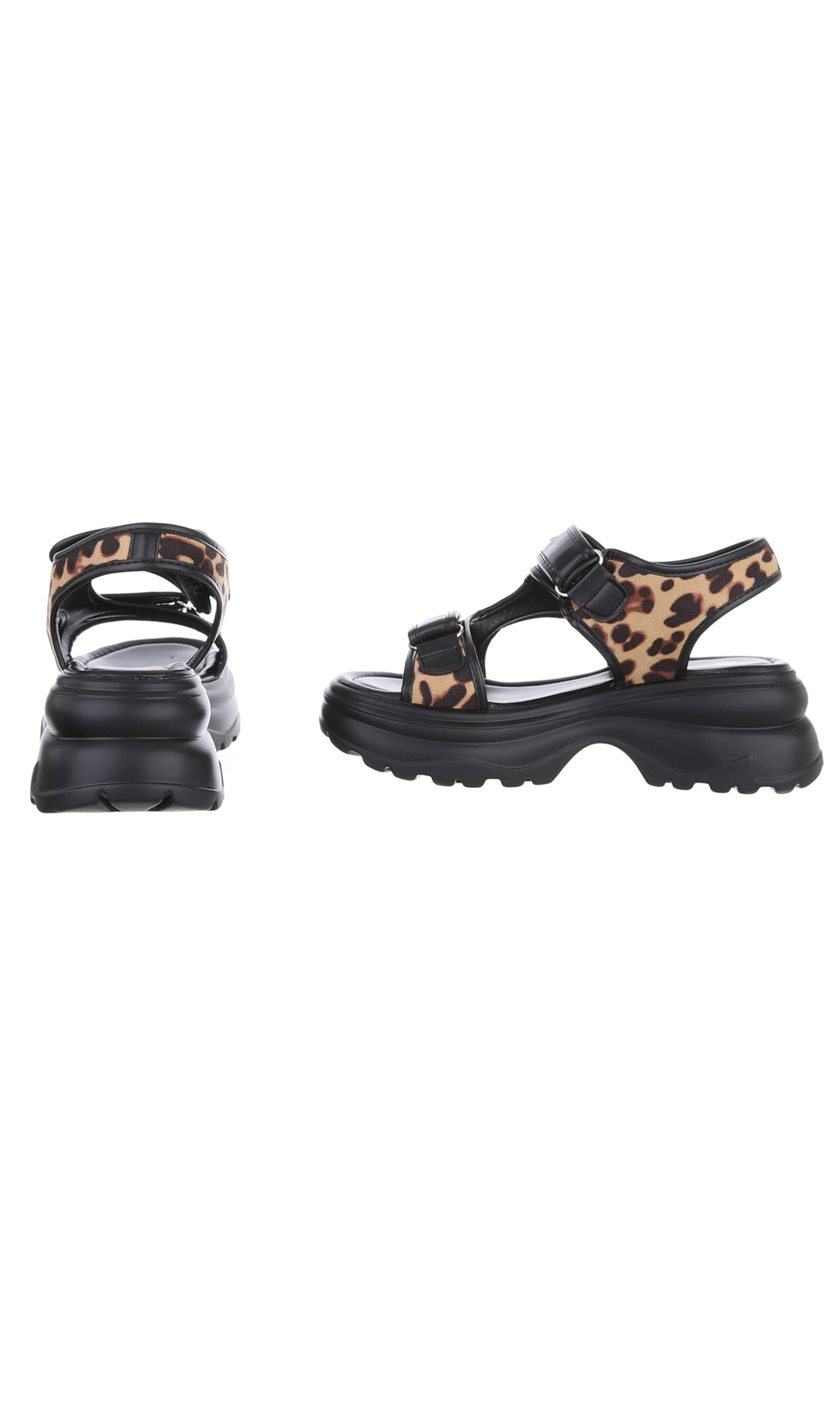 Ital-Design Hiking Sandals in Brown