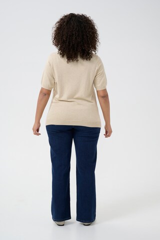 Pullover 'KC Lizzy' di KAFFE CURVE in beige
