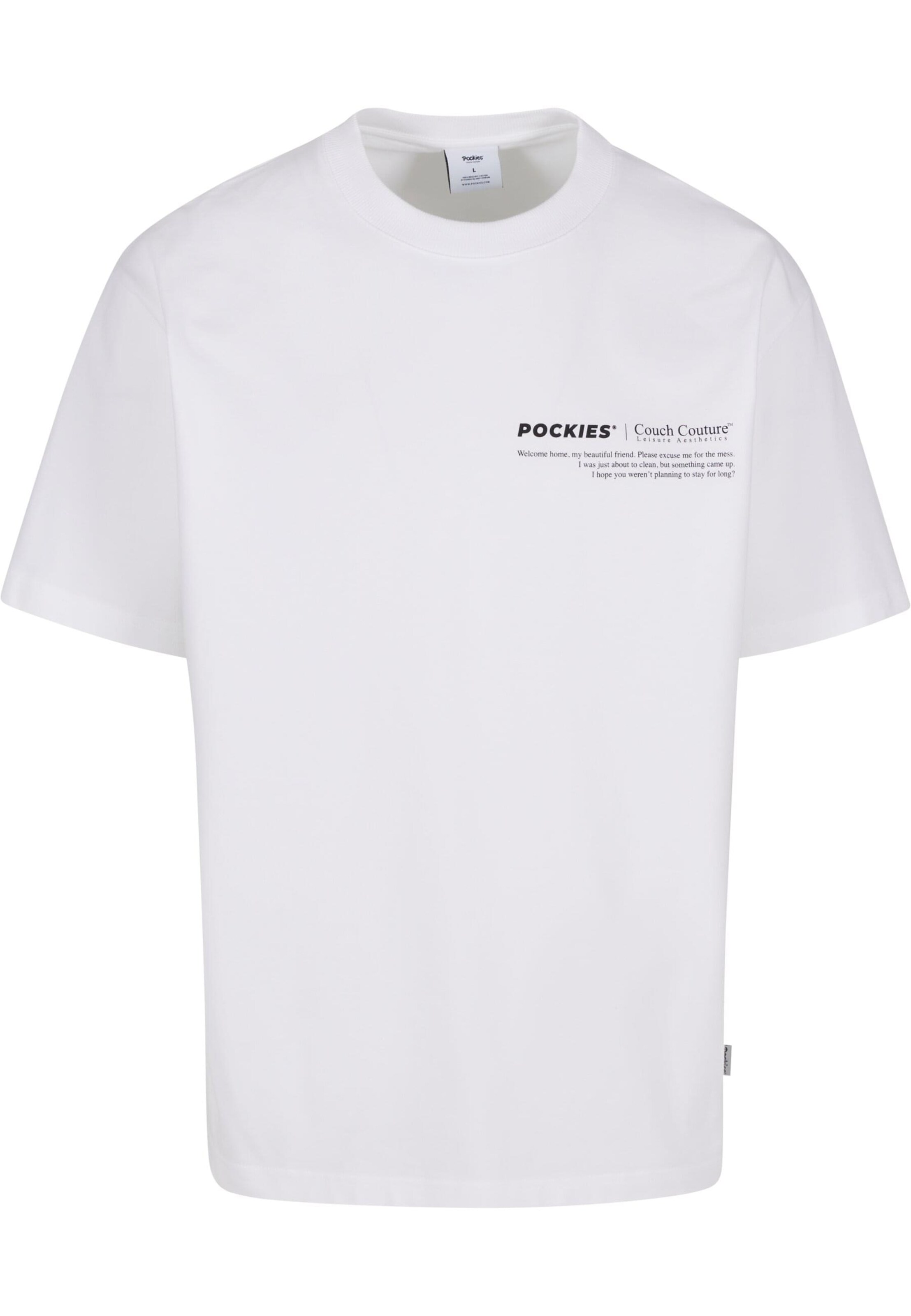 Pockies Shirt in Wit: voorkant