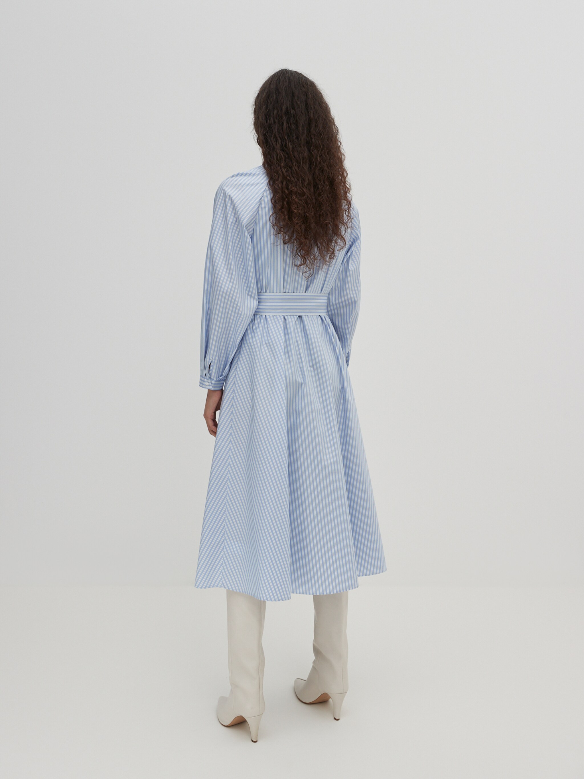 EDITED Producten Blousejurk 'Bella' Blauw