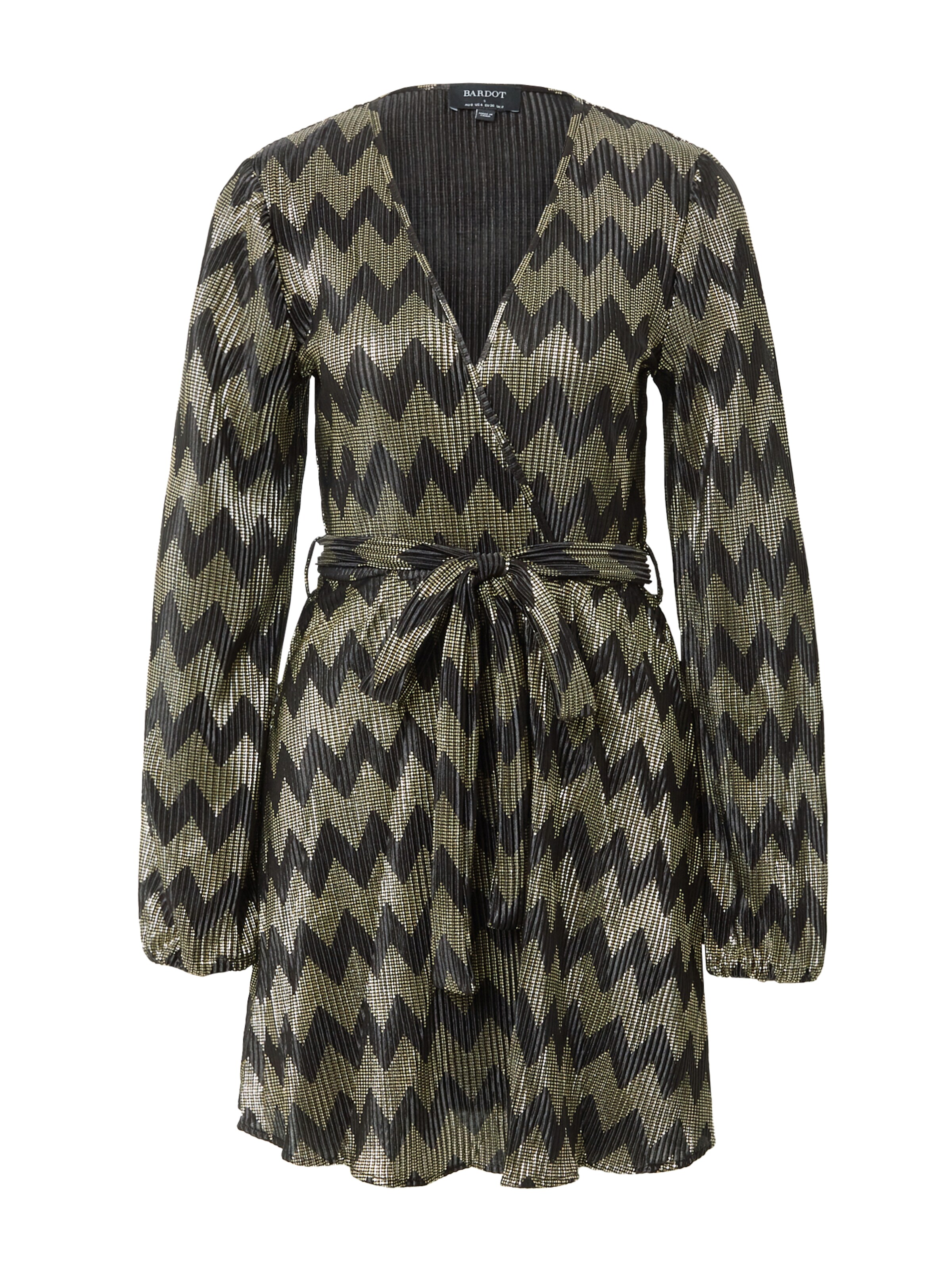 Bardot Kleid 'AMITY' in Schwarz: Vorderseite