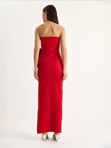 Bianco Lucci Jurk 'Maxi' in Rood