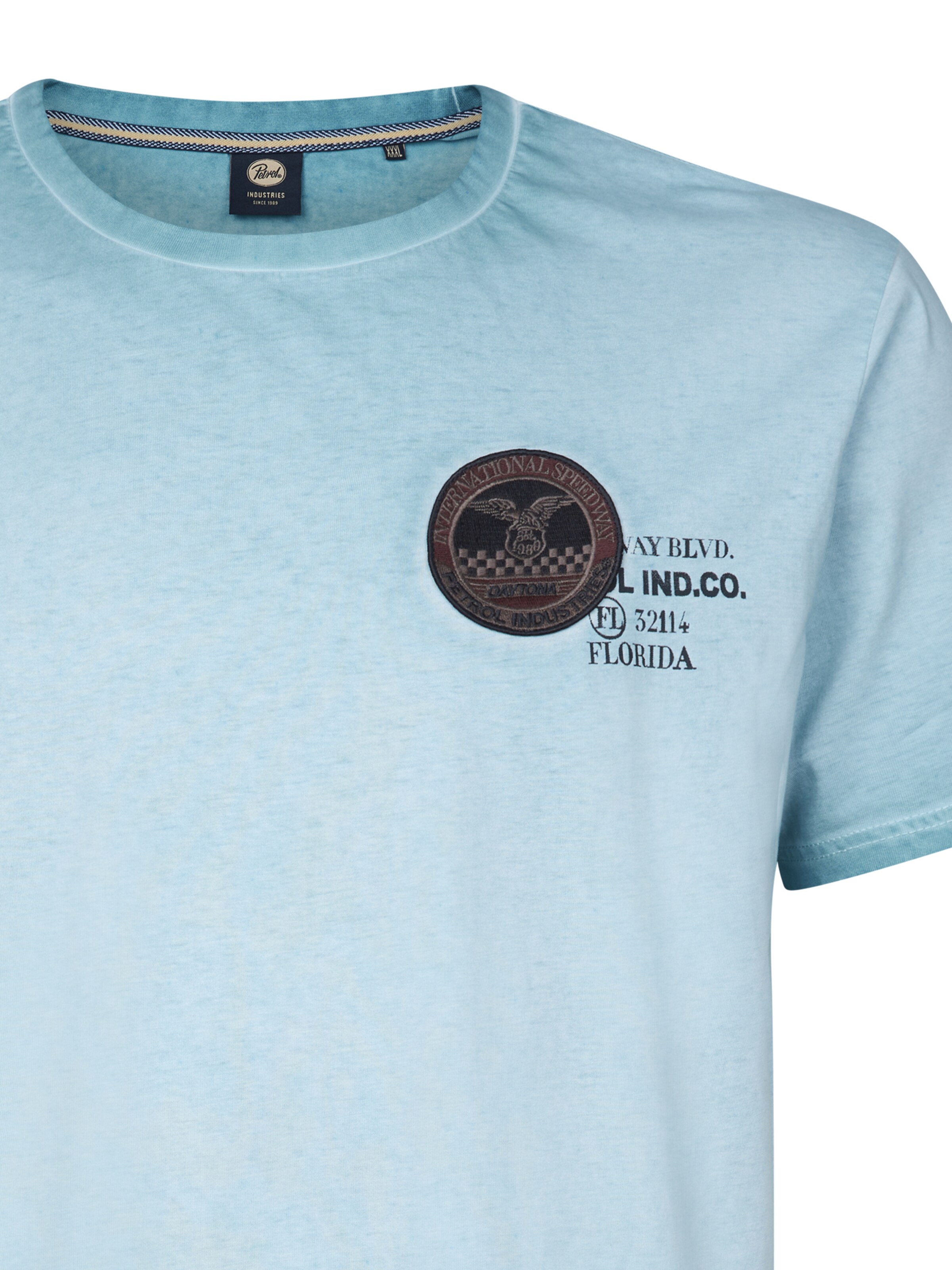 Petrol Industries Μπλουζάκι 'Starfish' σε μπλε