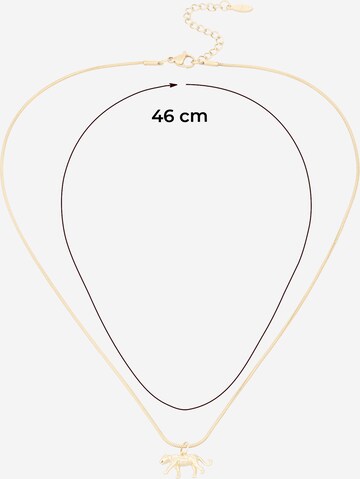 Fräulein Wunder Ketting 'Sara' in Goud