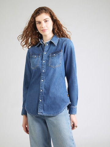 Camicia da donna di G-STAR in blu: frontale