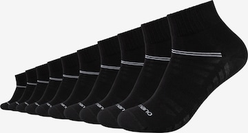 camano Socks in Black: front