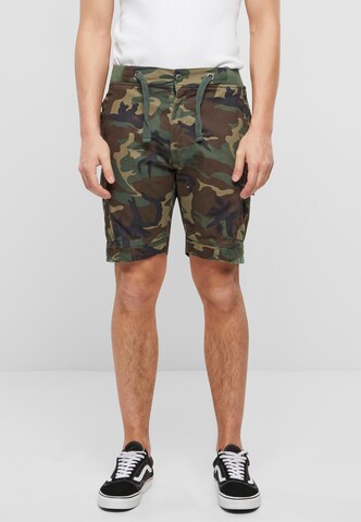 Brandit Regular Cargo Pants 'Packham' in Green: front