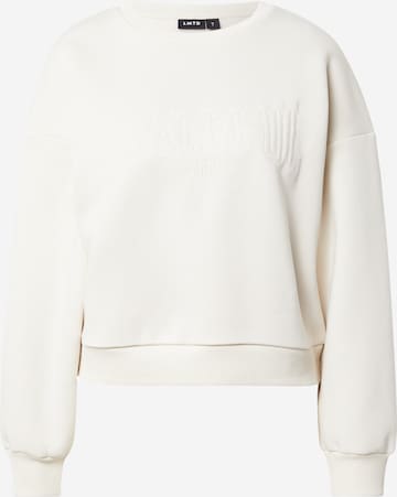 LMTD Sweatshirt in White: front