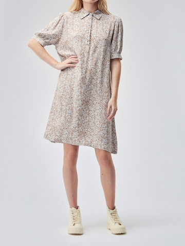 modström Shirt Dress 'Isa' in Beige