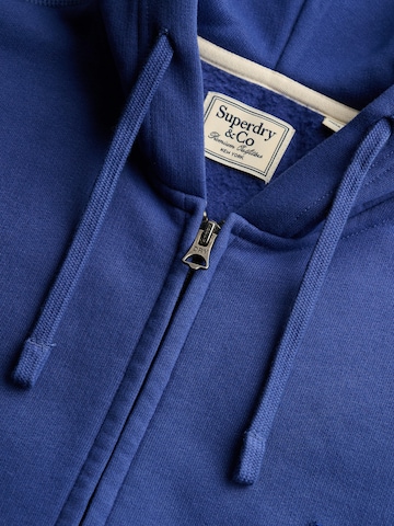 Superdry & Co Sweatjacka 'ESSENTIAL' i blå