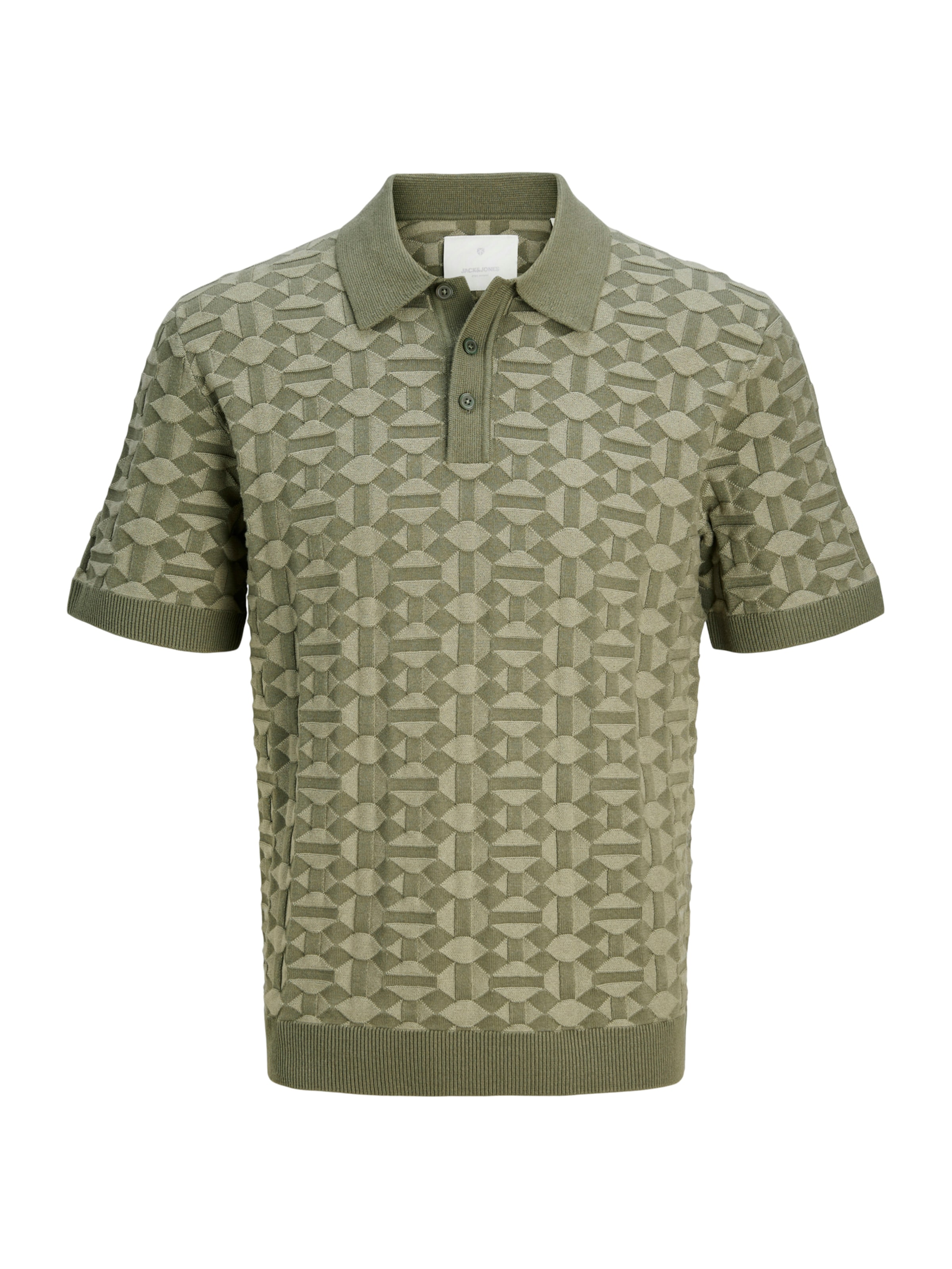 Jack & Jones Plus Sweater 'JPRKALVIN' in Green: front