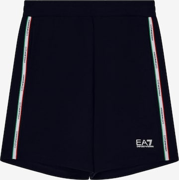EA7 Emporio Armani Bokserki w kolorze niebieski: przód