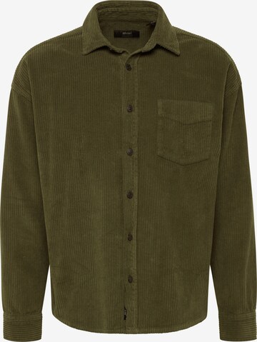 Mavi Comfort fit Button Up Shirt in Green: front