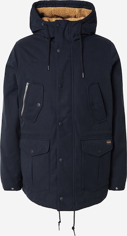 juoda Volcom Žieminė parka: priekis