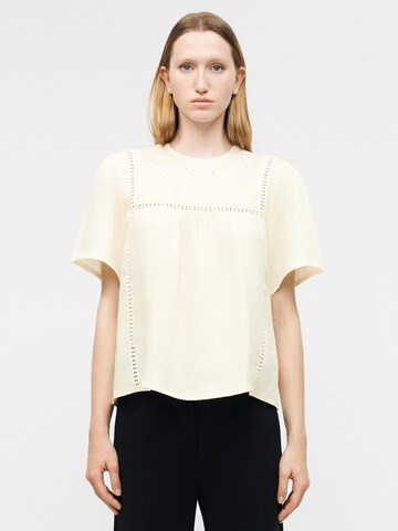 Weekend Max Mara Blouse 'BACINO' in Beige: front