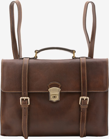 Viola Castellani Backpack in Brown: front