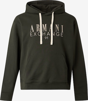 ARMANI EXCHANGE Bluzka sportowa w kolorze zielony: przód