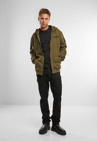 Brandit - Sudadera con cremallera en verde