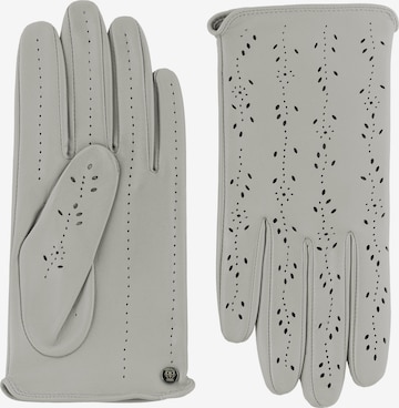 Roeckl Full Finger Gloves 'Madeira' in Grey: front
