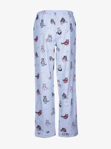 PJ Salvage Pyjama ' Flannels ' in Blauw