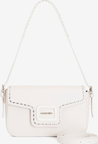 CAFè NOIR Shoulder bag in White: front