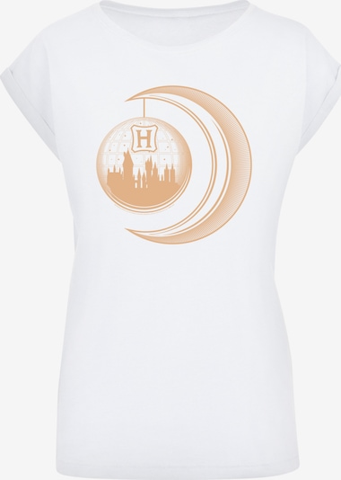 F4NT4STIC T-shirt 'Harry Potter Hogwarts Moon' en camel / blanc, Vue avec produit