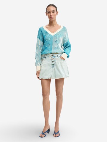 Desigual - Falda 'FAL_GLOBO 26SWFD01' en azul