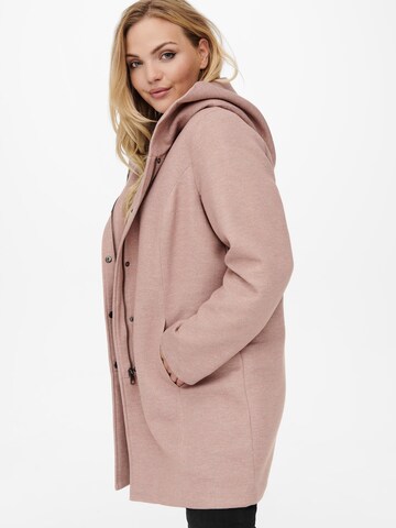 ONLY Carmakoma Between-Seasons Coat 'SEDONA' in Pink