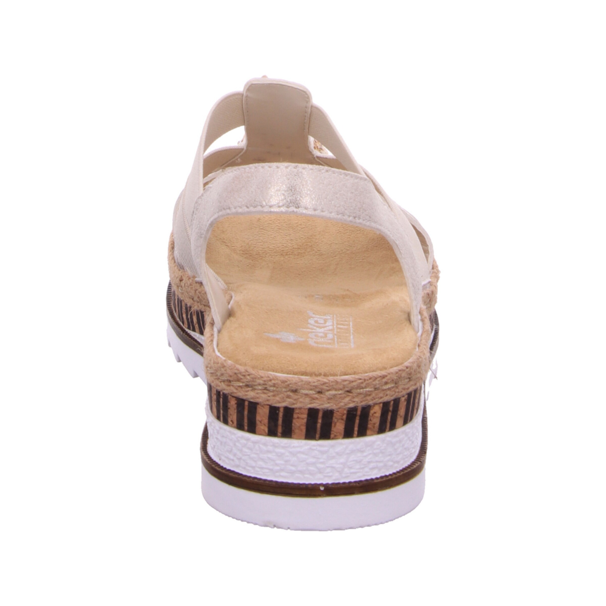 Sandales Rieker en or