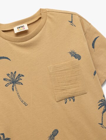 Koton T-Shirt in Beige