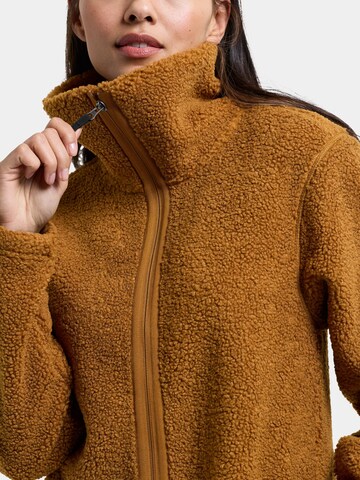 Didriksons Fleecejacke in Braun