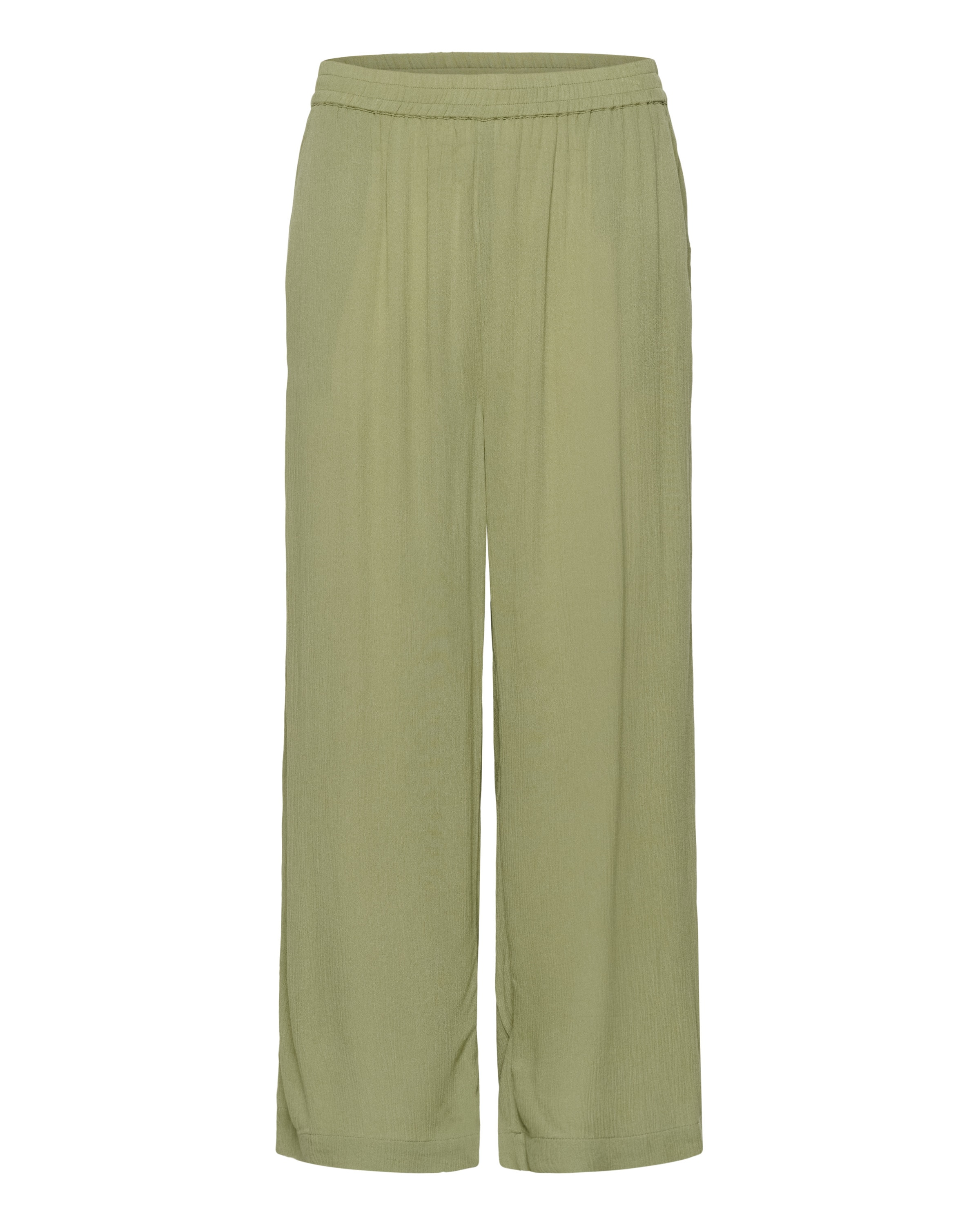 zaļš Kaffe Vaļīgs piegriezums Bikses 'Dacia': no priekšpuses