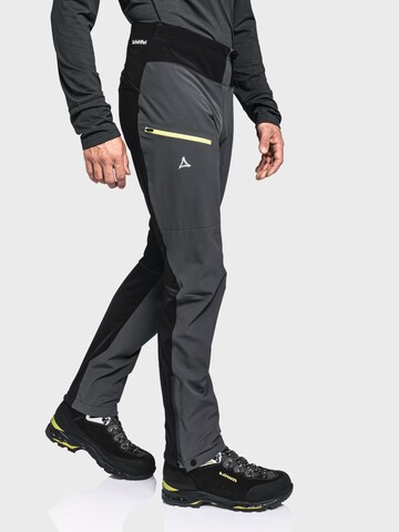 Schöffel Regular Outdoor trousers 'Rinnen' in Grey