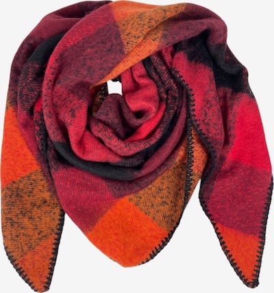 Kumixi Oversizeschal 'Dreiecksschal' in bordeaux, Produktansicht