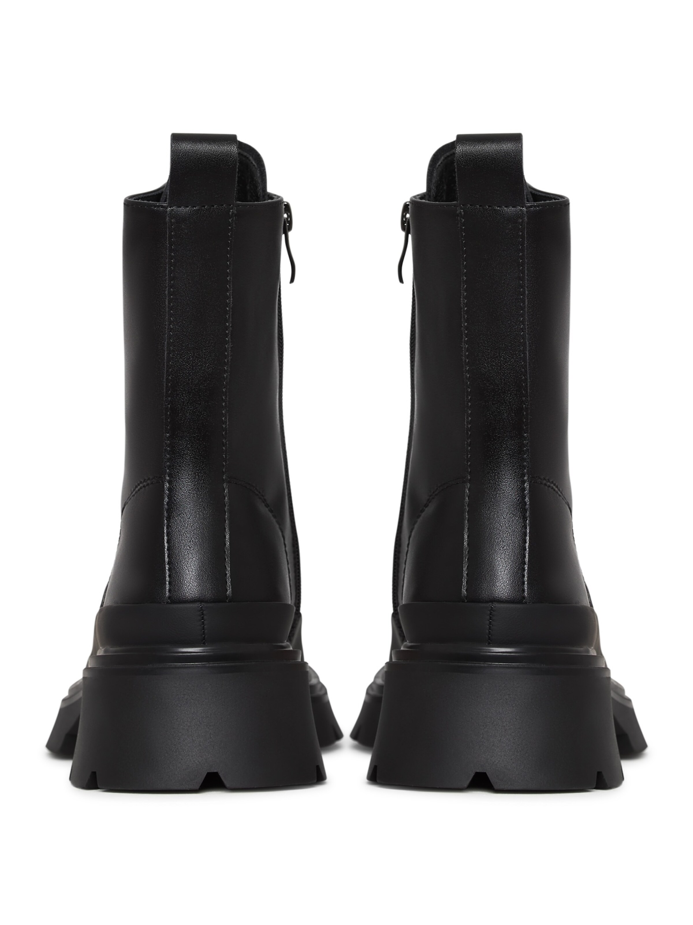 CESARE GASPARI Schnürstiefelette in Schwarz
