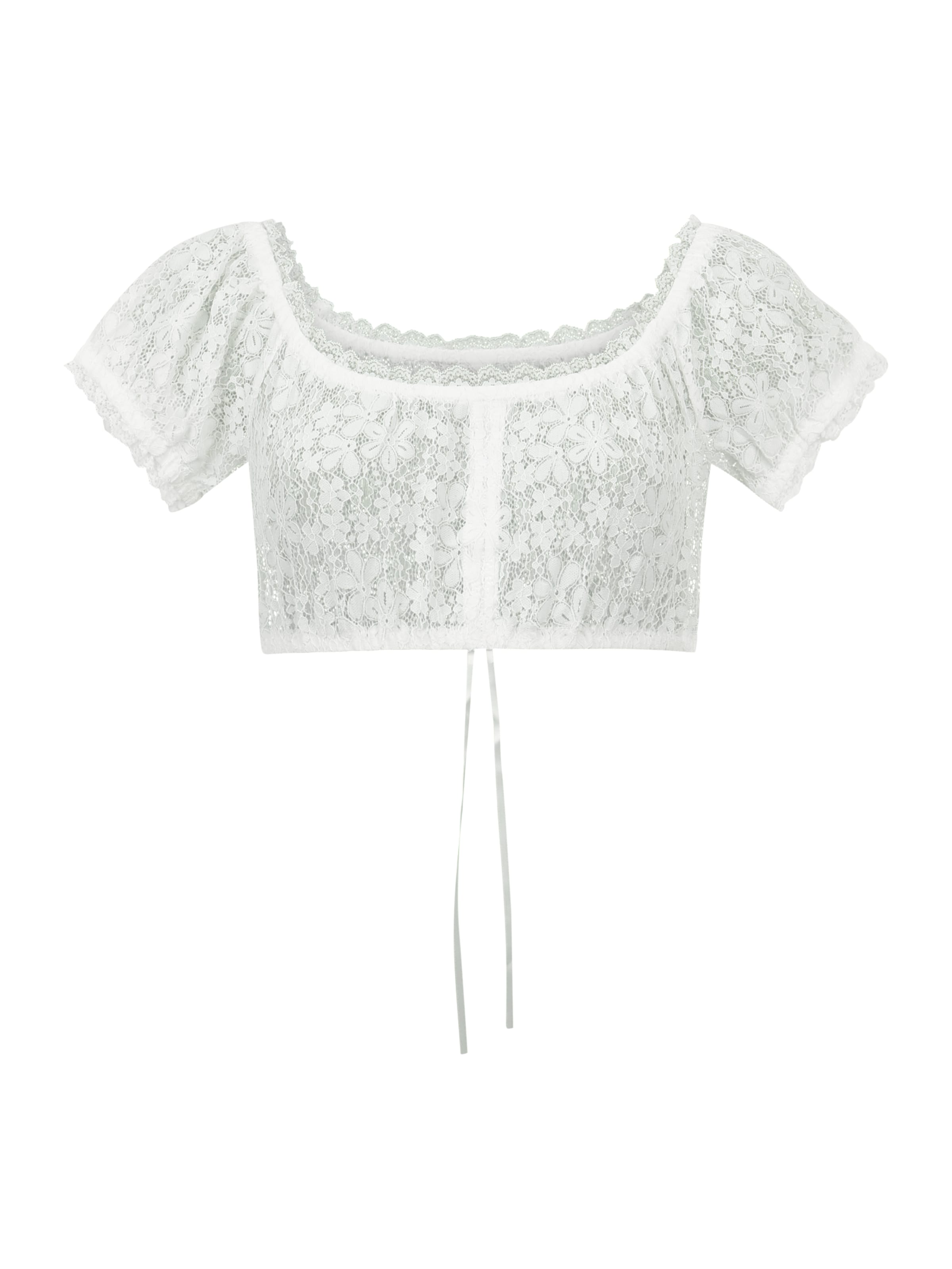 STOCKERPOINT Trachtenbluse 'Katya' in Beige: Vorderseite